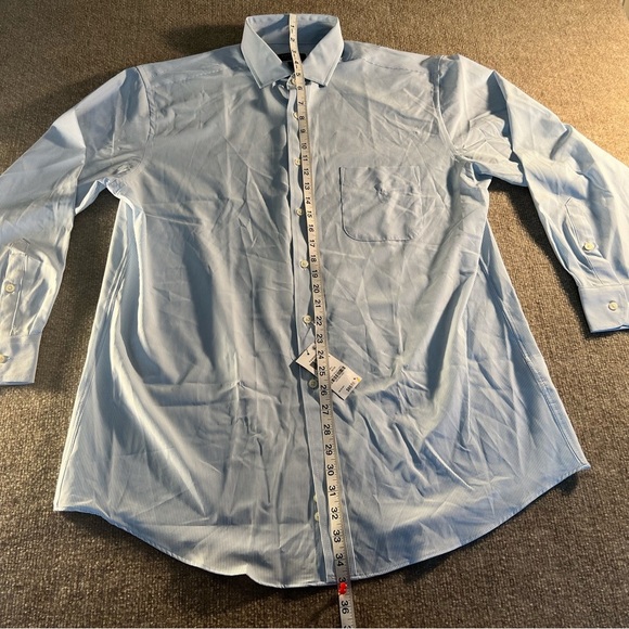 Club Room Men's Sky Blue Casual Button Down Shirt - Picture 3 of 5